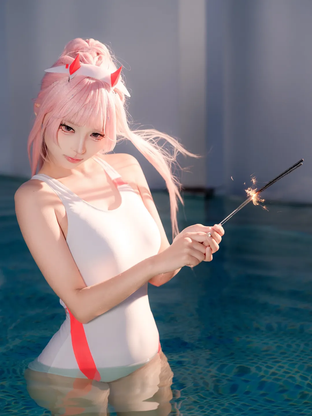 二次元cosplay, 泳装写真, 02cos, DARLINGintheFRANXX, 国家队 - 第3张