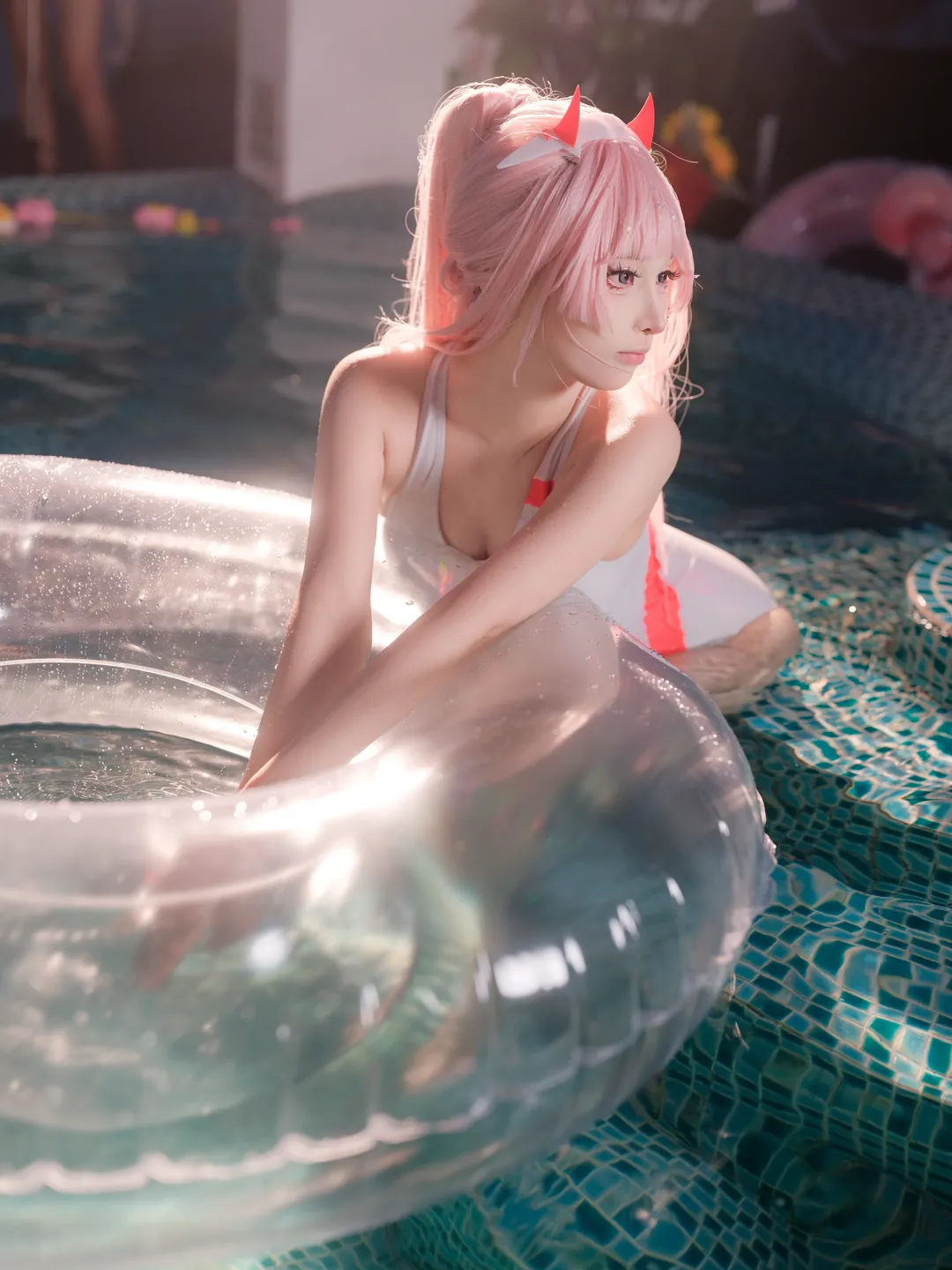 二次元cosplay, 泳装写真, 02cos, DARLINGintheFRANXX, 国家队 - 第4张