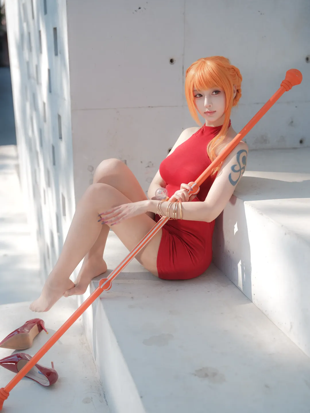 二次元摄影, cosplay日常, 娜美cos, 海贼王, 蛋糕岛篇 - 第1张