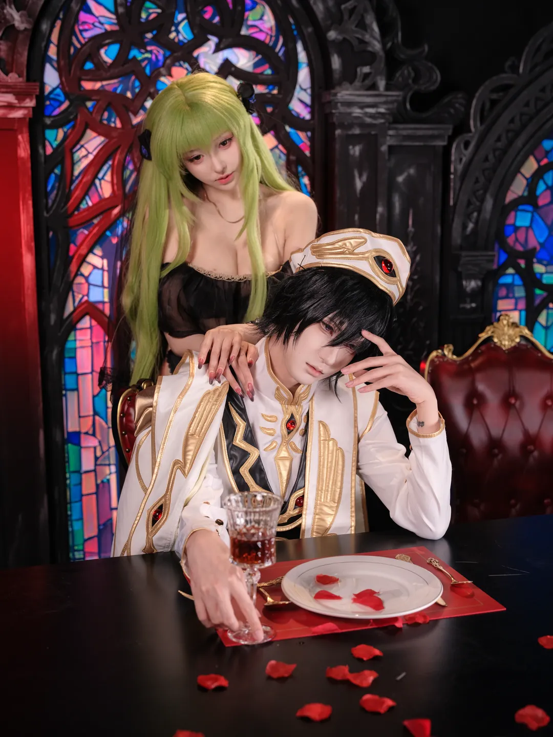 氛围感摄影, 二次元cosplay, 鲁鲁修C.C.cos, 叛逆的鲁路修, 双人cosplay - 第7张