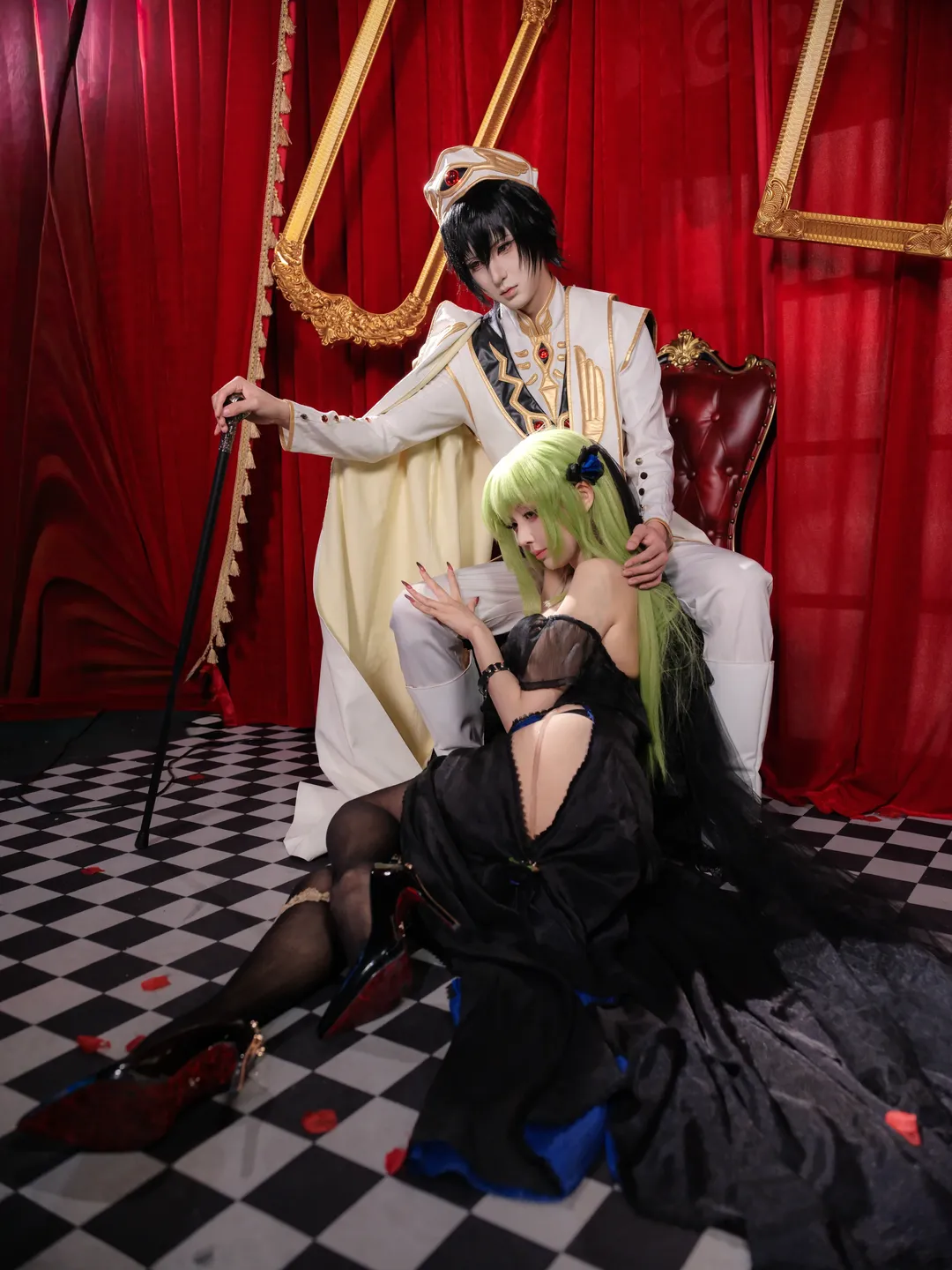 氛围感摄影, 二次元cosplay, 鲁鲁修C.C.cos, 叛逆的鲁路修, 双人cosplay - 第8张