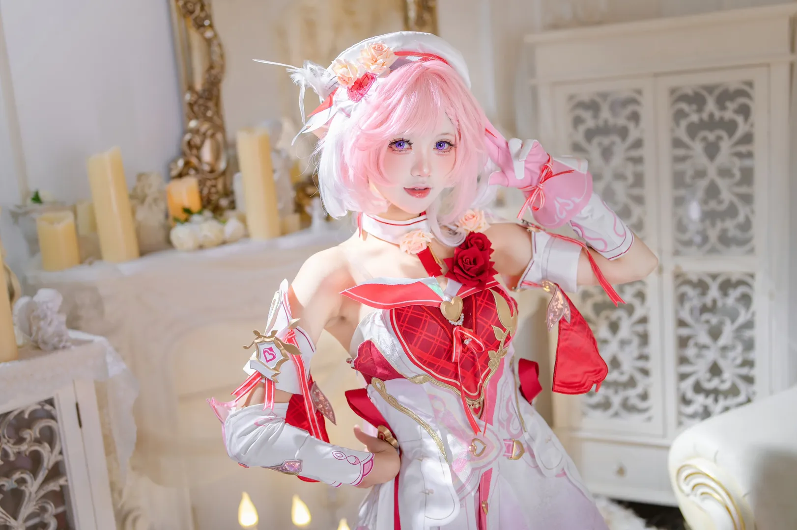 愛莉希雅cos, 崩壞3, 角色扮演, 二次元cosplay, 愛莉希雅愛神使者