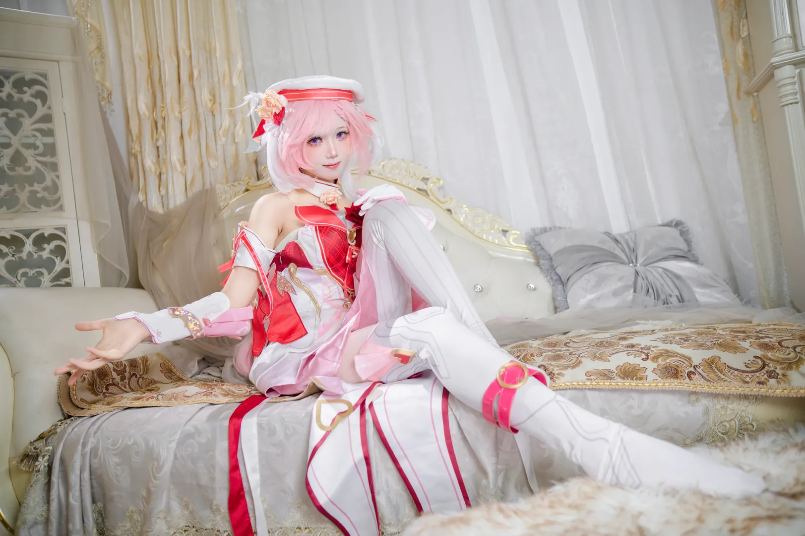 爱莉希雅cos, 崩坏3, 角色扮演, 二次元cosplay, 爱莉希雅爱神使者 - 第3张