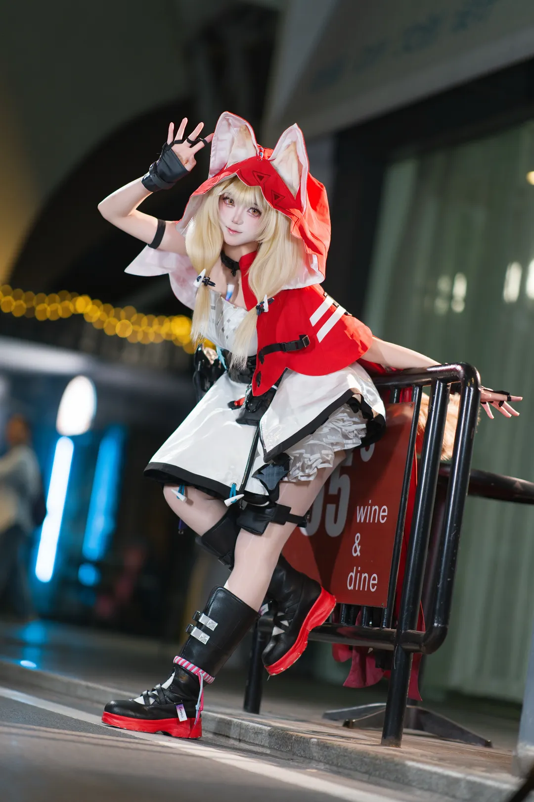 ロールプレイ, 写真撮影, アークナイツ：エンドフィールド, ロッシ コスプレ, 街の夜景 - 2枚目