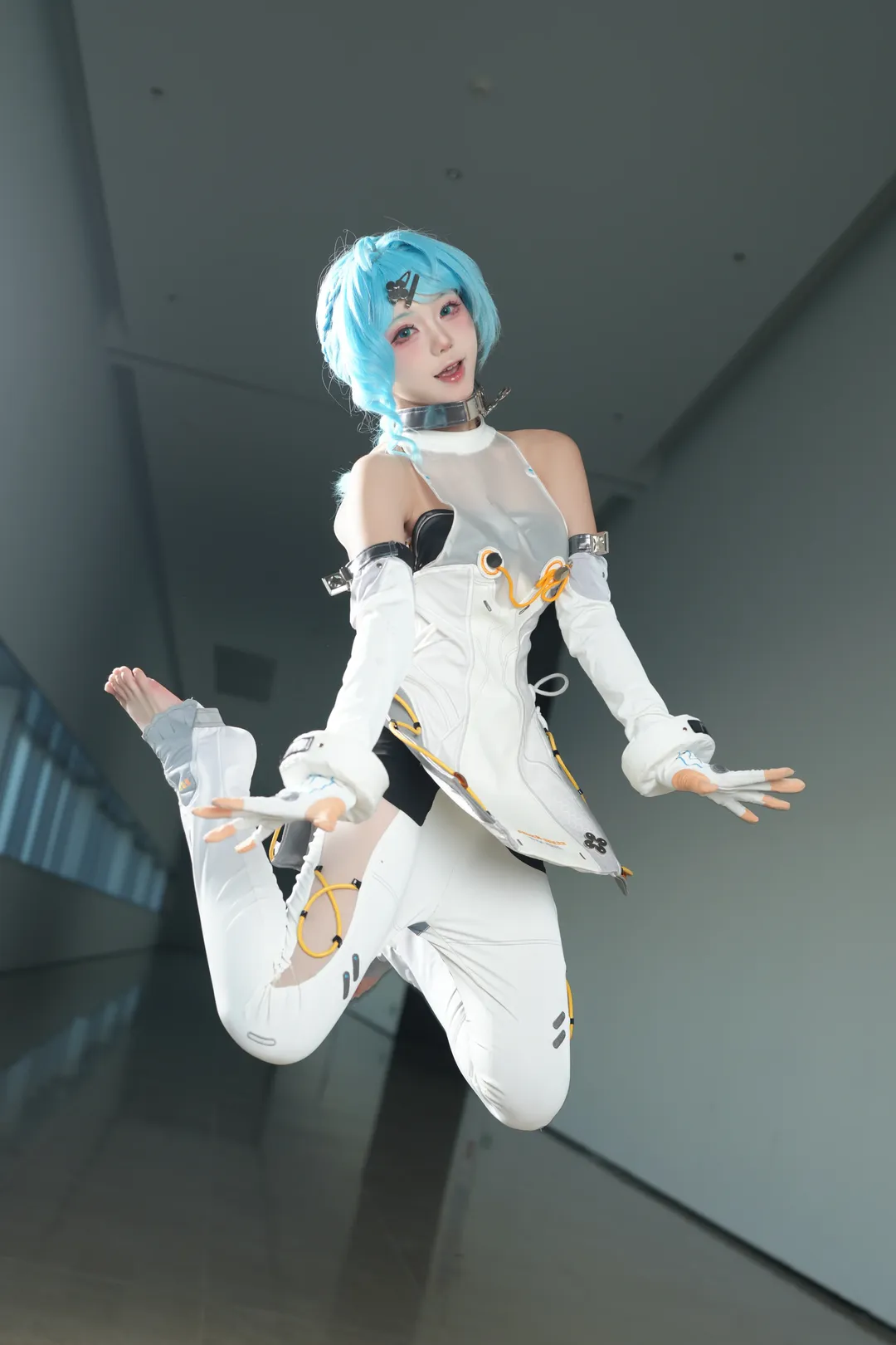 绝区零, 席德cos, cosplay摄影, 机能风穿搭, 动态抓拍