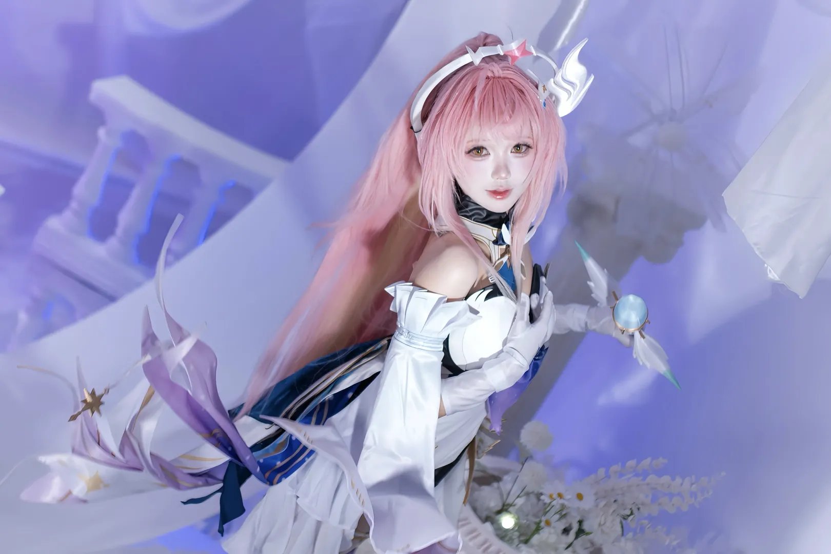 Wuthering Waves, Aemeath Cosplay, Anime cosplay, Cosplay photoshoot, Pink wig