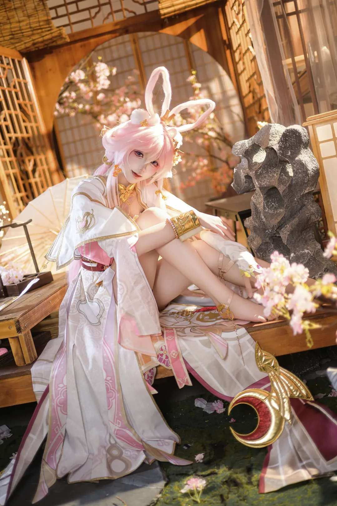 Elysia Cosplay, Honkai Impact 3rd, Cosplay photography, Japanese-style studio, Anime cosplayer