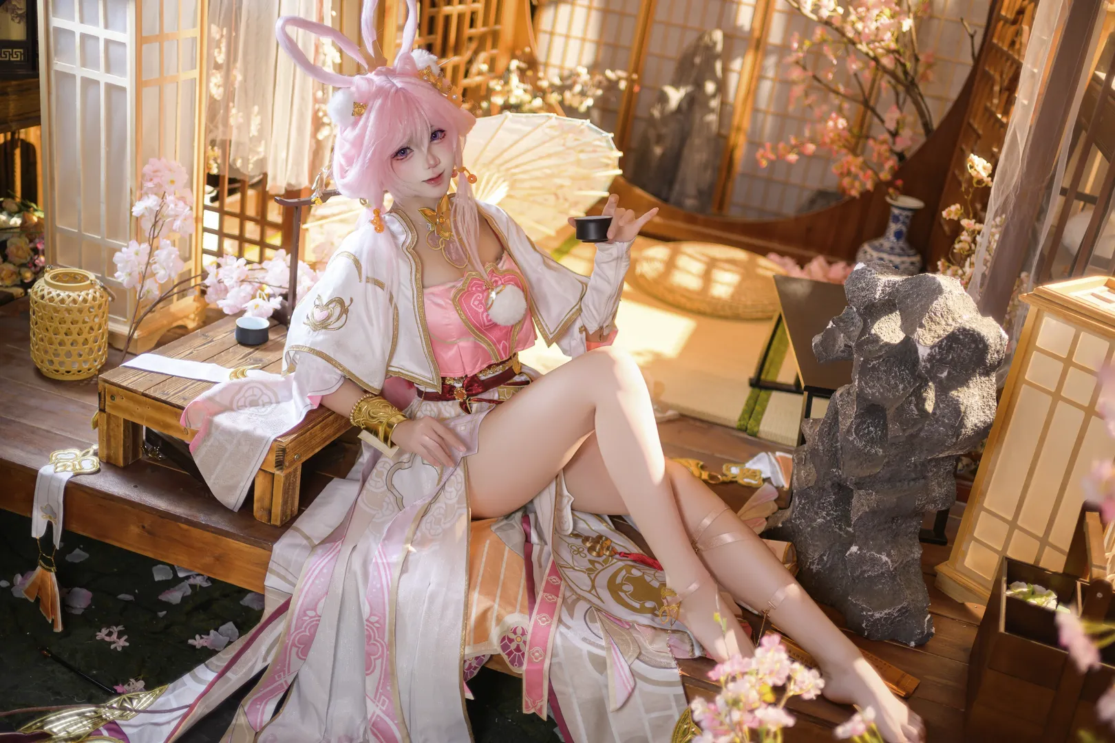 エリシア コスプレ, 崩壊 3rd, コスプレ撮影, 和風撮影スタジオ, 二次元コスプレイヤー - 4枚目