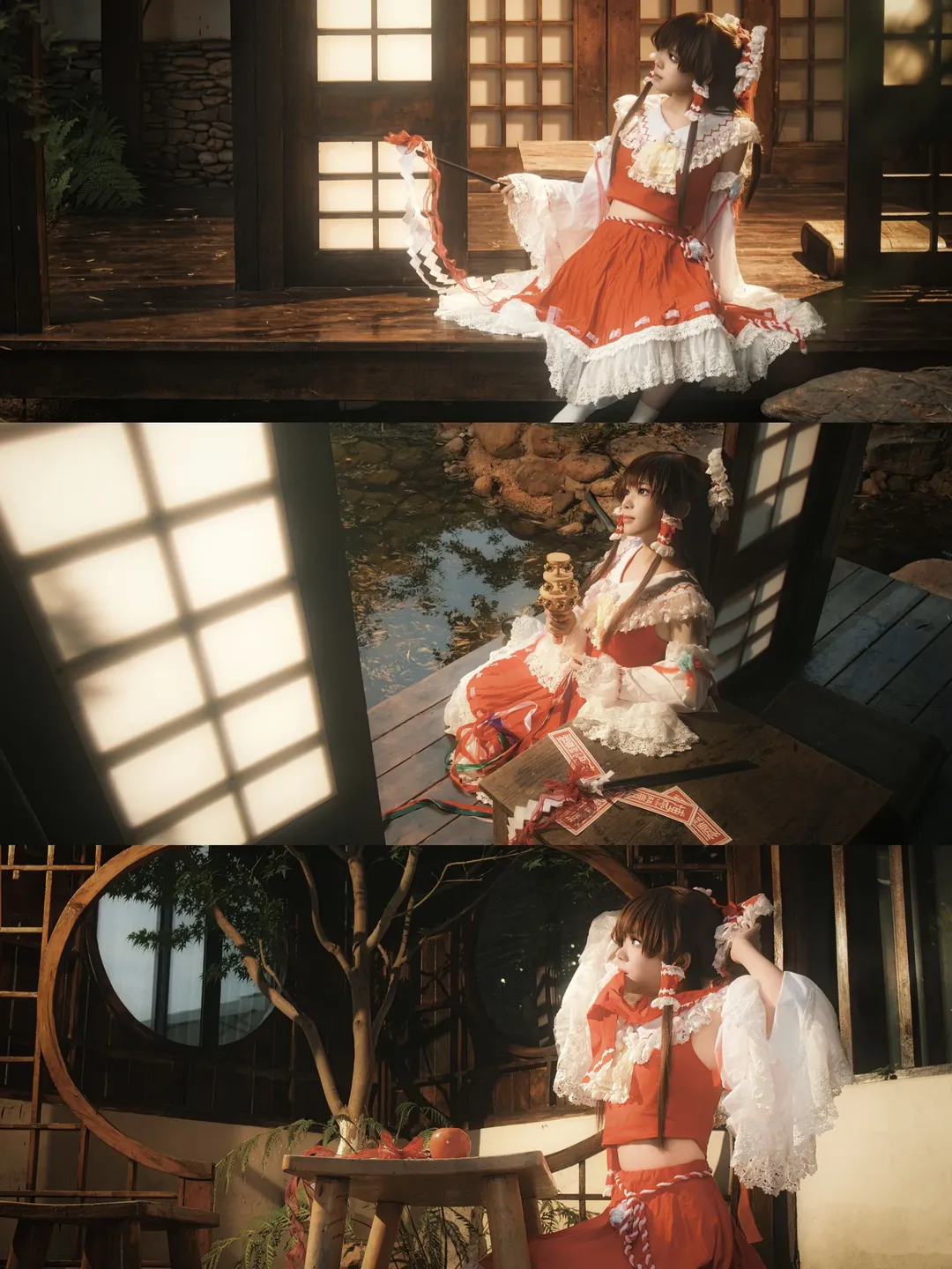 Anime-style photography, Reimu Hakurei Cosplay, Touhou Project, Cosplay photoshoot, Touhou Project - Image 1