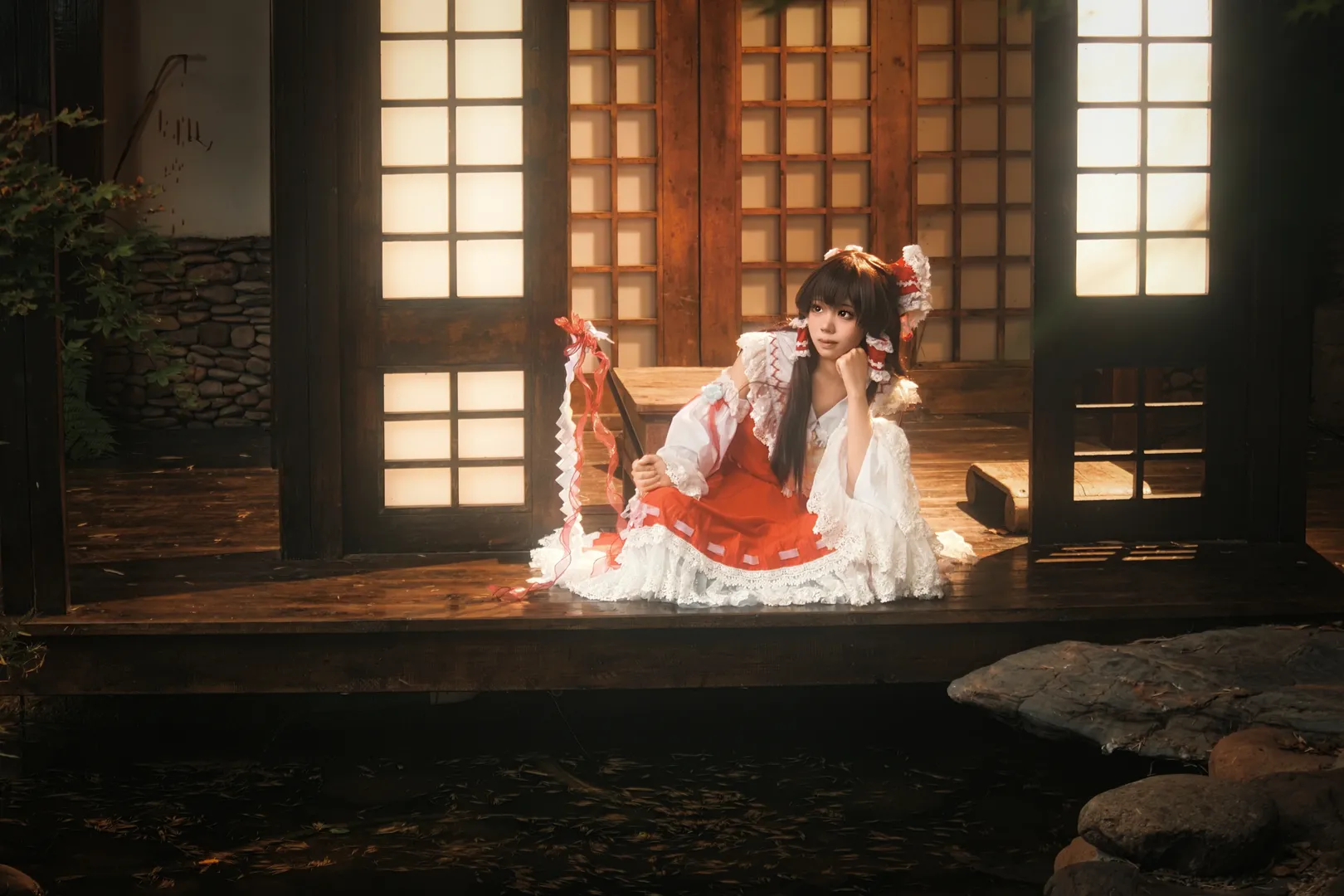 Anime-style photography, Reimu Hakurei Cosplay, Touhou Project, Cosplay photoshoot, Touhou Project - Image 3