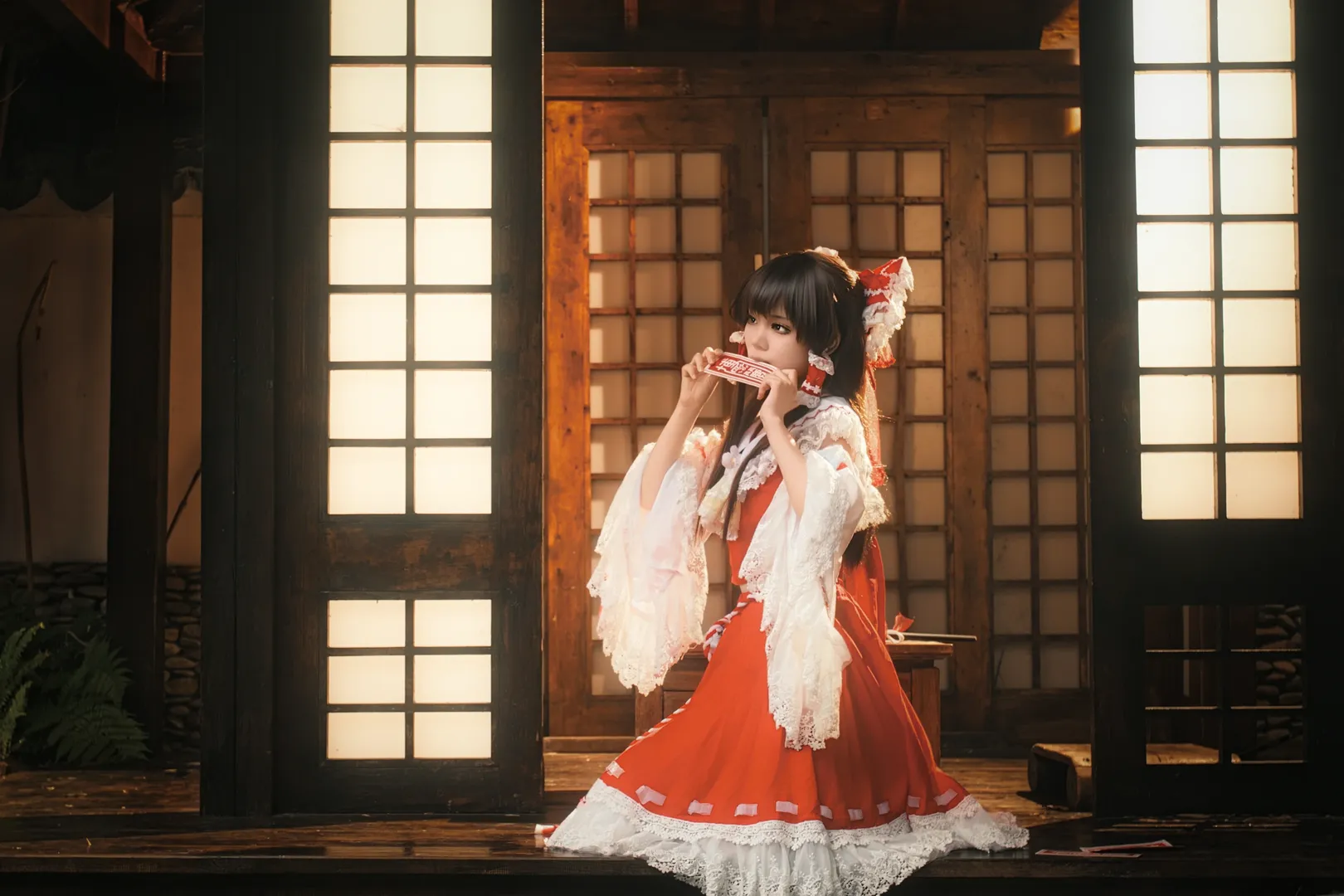 Anime-style photography, Reimu Hakurei Cosplay, Touhou Project, Cosplay photoshoot, Touhou Project - Image 7