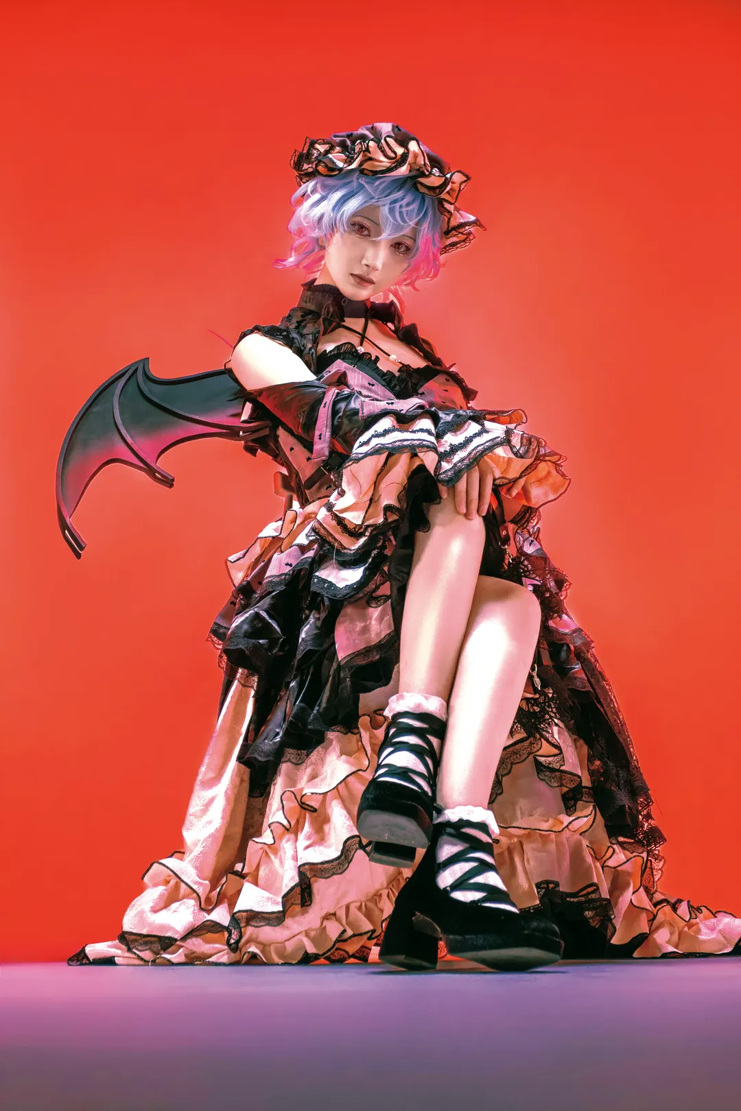 二次元攝影, 東方Project, 蕾米莉亞cos, 哥特風, cosplay正片 - 第1張