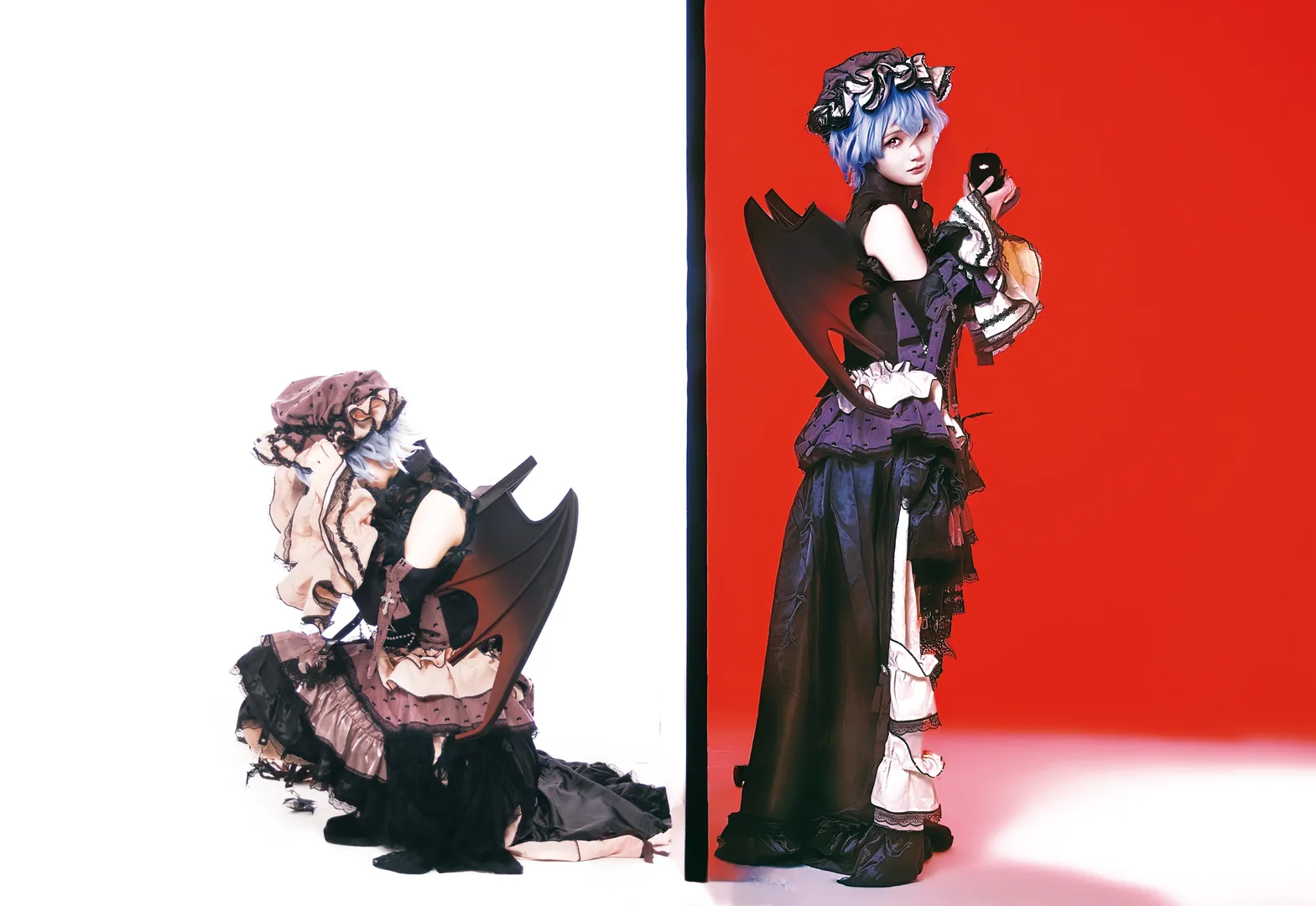 二次元攝影, 東方Project, 蕾米莉亞cos, 哥特風, cosplay正片 - 第9張