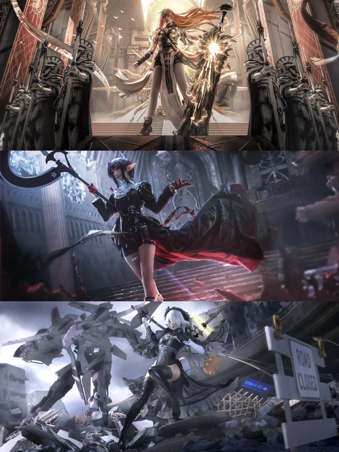 cosplay场照, 成都漫展, 世界线漫展, 内场拍摄, 玻璃走廊摄影 - 第1张