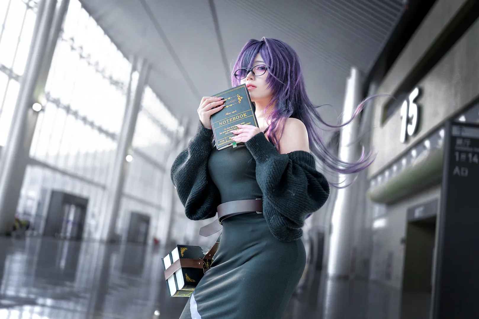 Roleplay, Cosplay photography, Goddess of Victory: NIKKE, Lebel cosplay, Dark style outfit - Image 2
