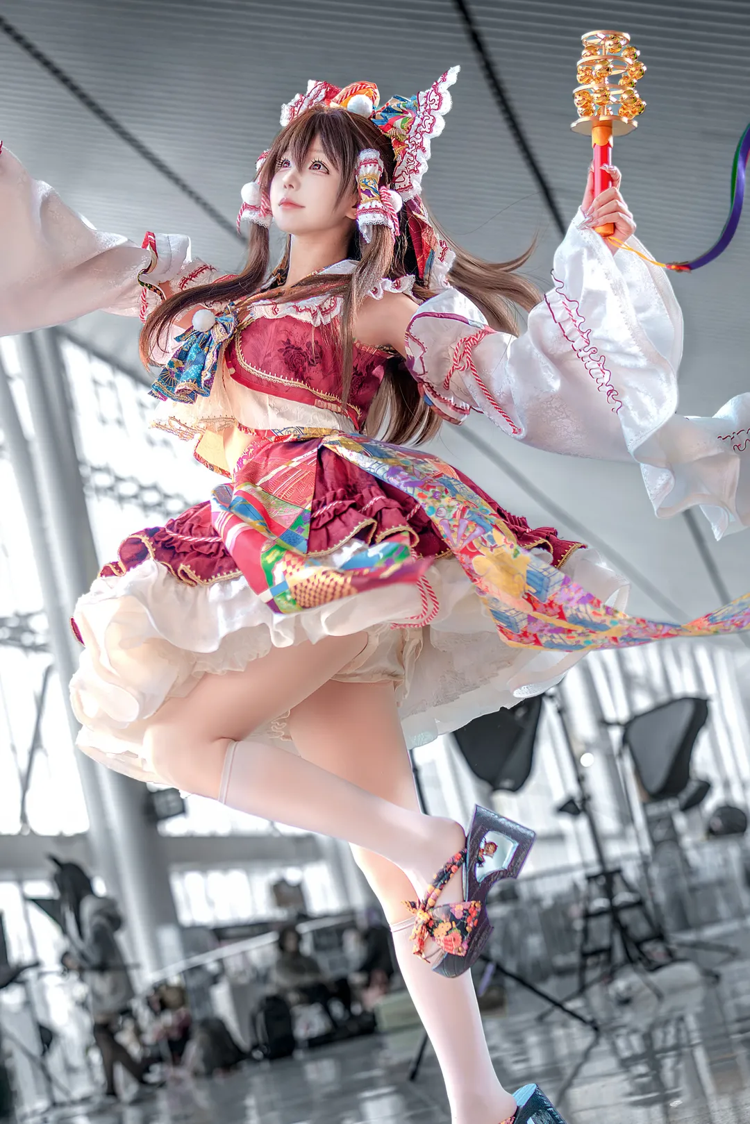 Cosplay, 博丽灵梦cos, 东方project, 幻想乡, 动态摄影