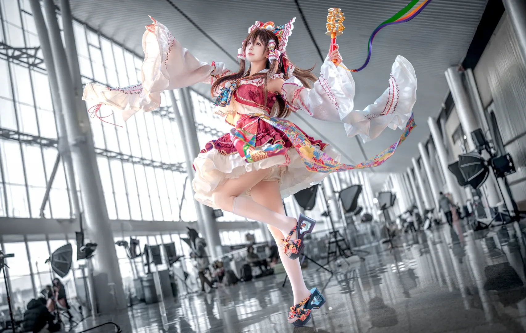 Cosplay, Reimu Hakurei Cosplay, Touhou Project, Gensokyo, Action photography - Image 2
