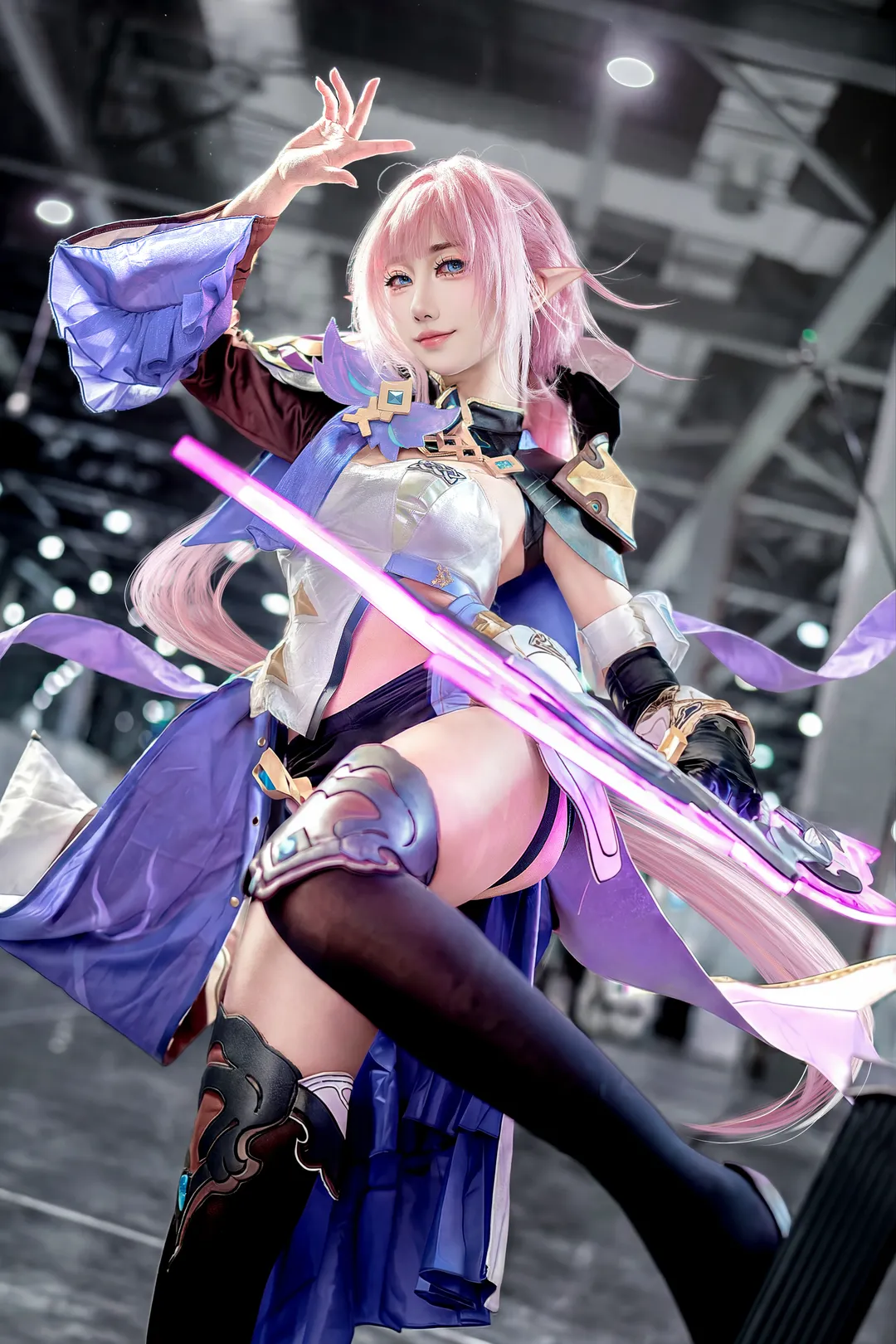 爱莉希雅cos, 崩坏3, 漫展摄影, cosplay道具, 场照cosplay