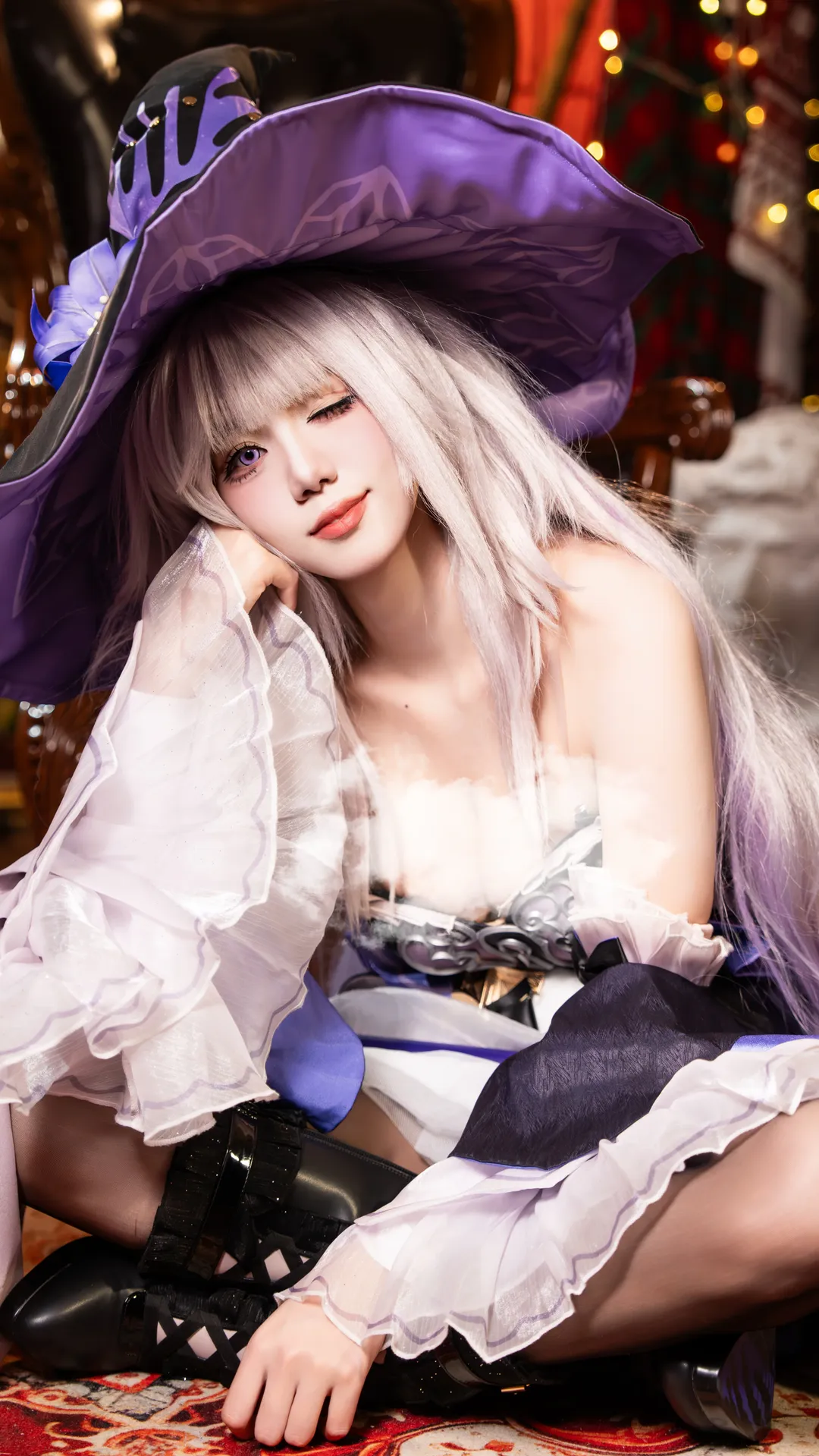 崩坏星穹铁道, 二次元cosplay, 大黑塔cos, cosplay正片, 黑塔魔法师 - 第2张