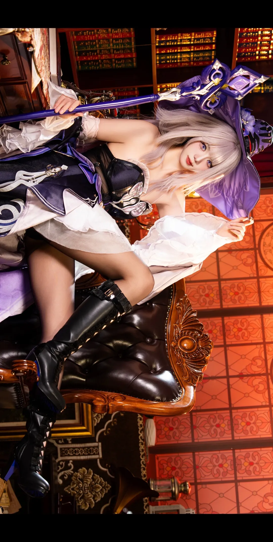 崩坏星穹铁道, 二次元cosplay, 大黑塔cos, cosplay正片, 黑塔魔法师 - 第5张