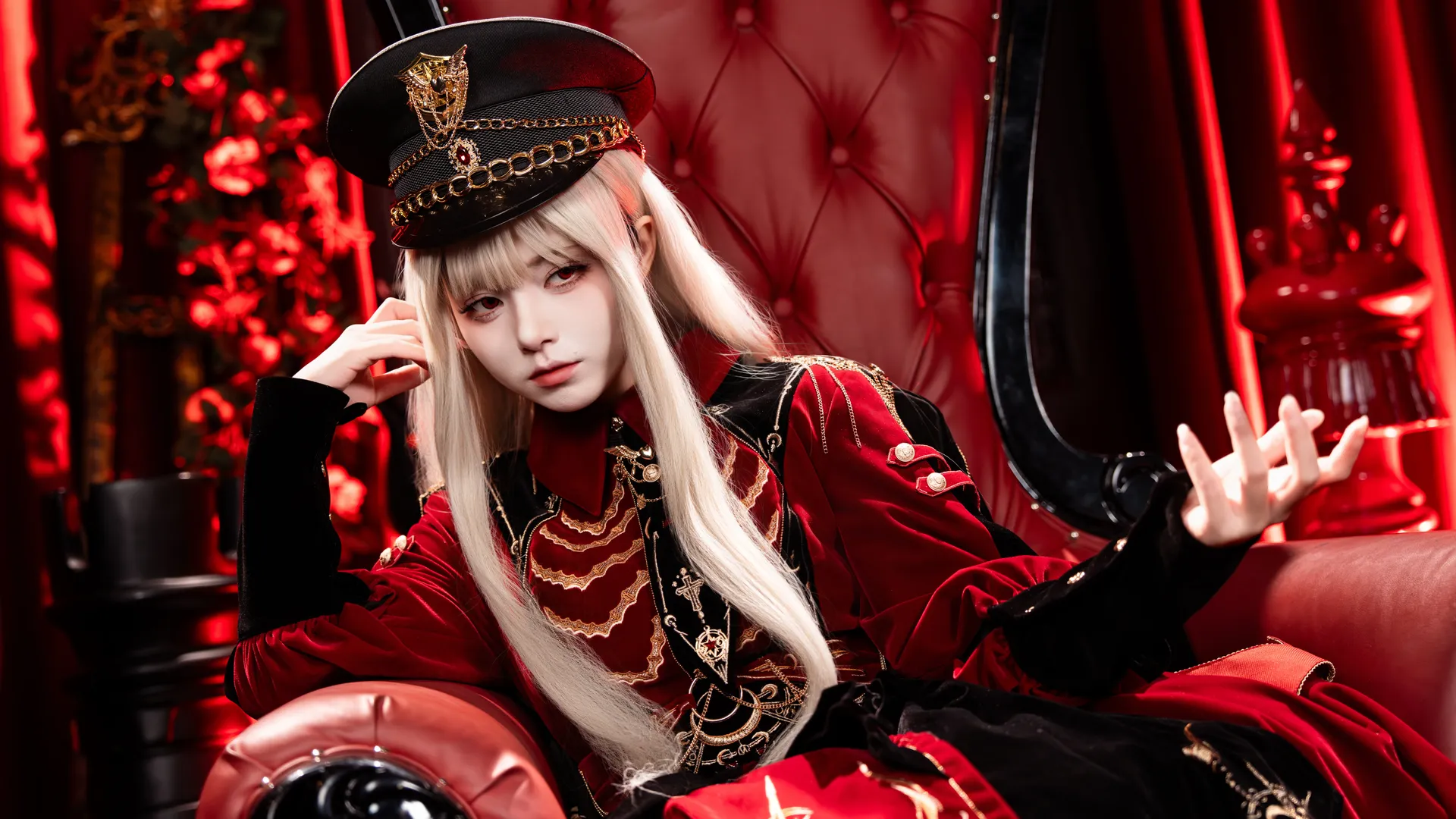 Cosplay, 華麗穿搭, 軍裝Lolita, 哥特風穿搭, 紅色系Lolita - 第3張