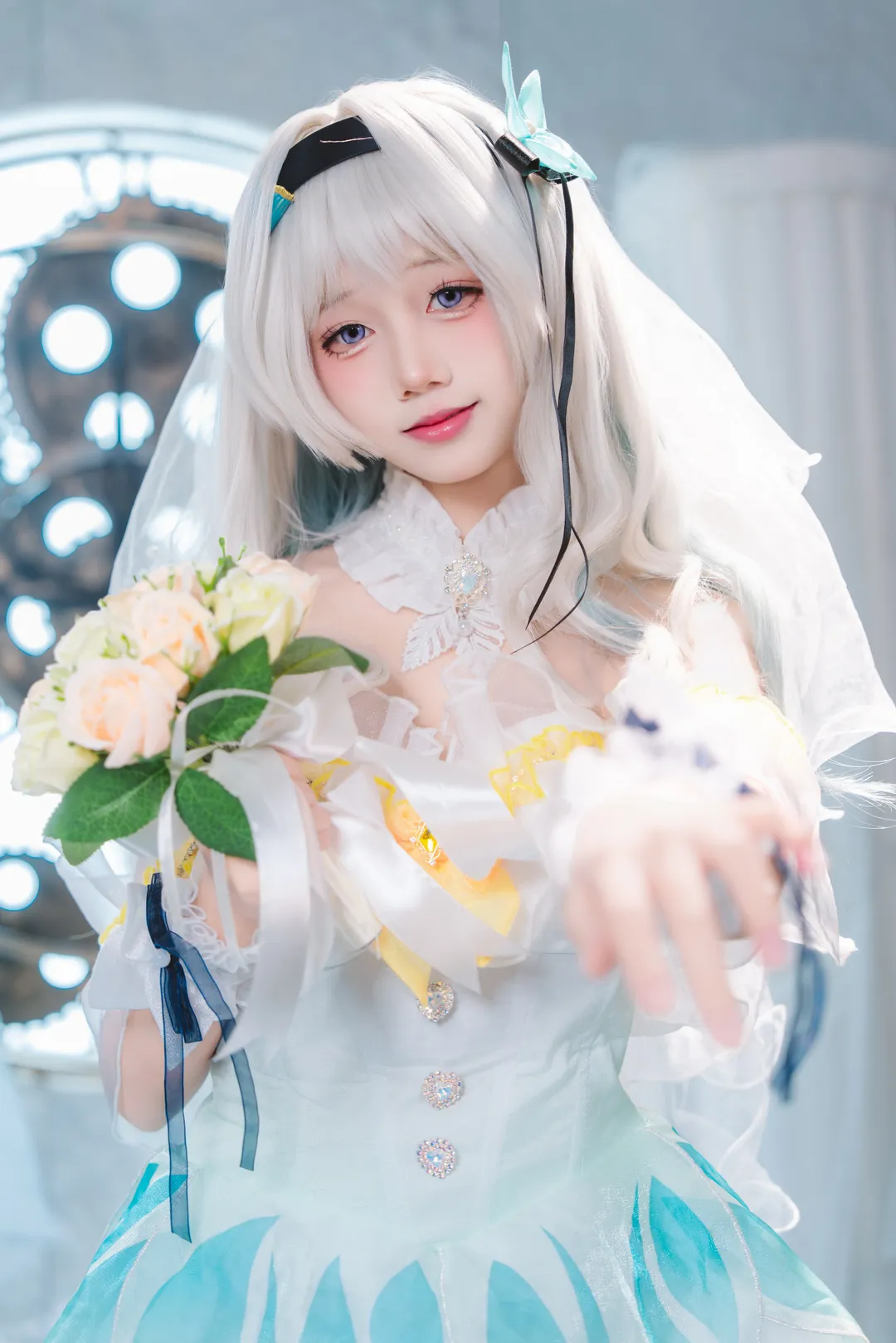 二次元摄影, 崩坏星穹铁道, 流萤cos, 花嫁cos, cosplay正片