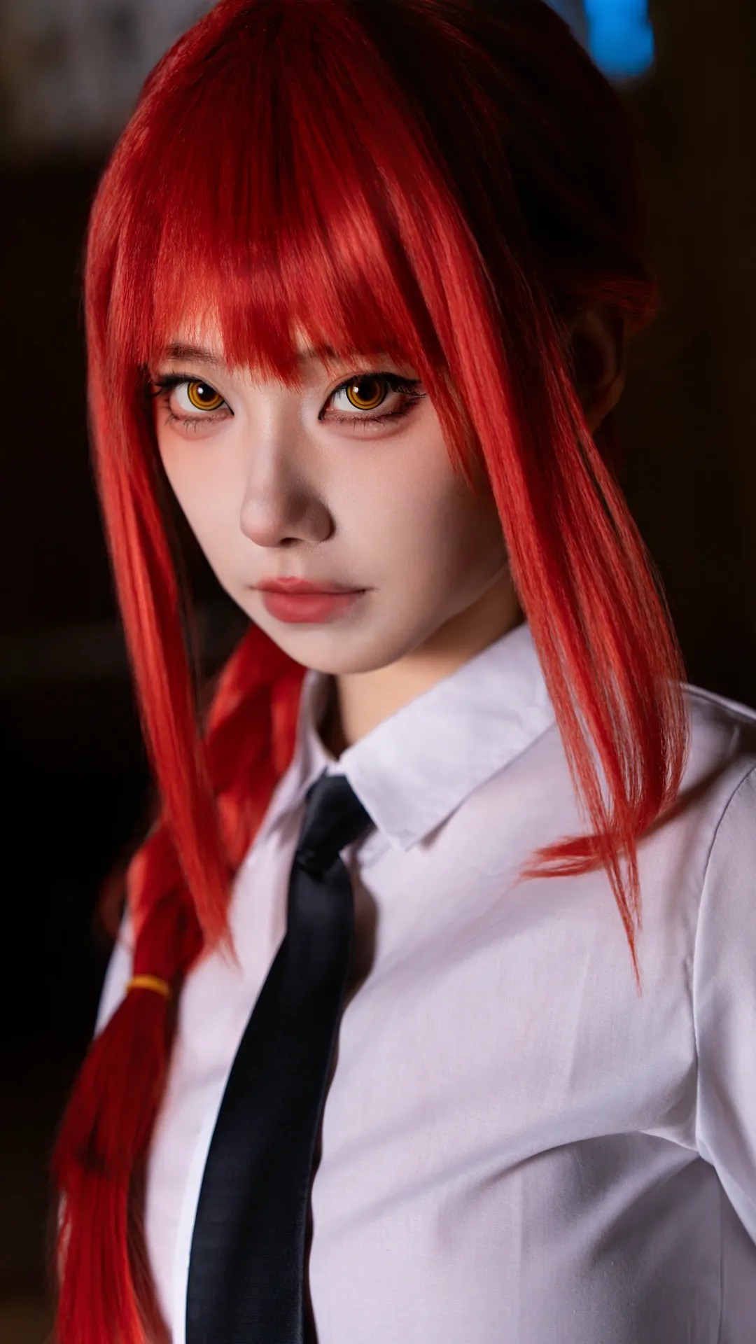 Anime-style photography, Chainsaw Man, Cosplay photoshoot, Makima cosplay, Photography in the rain - Image 5