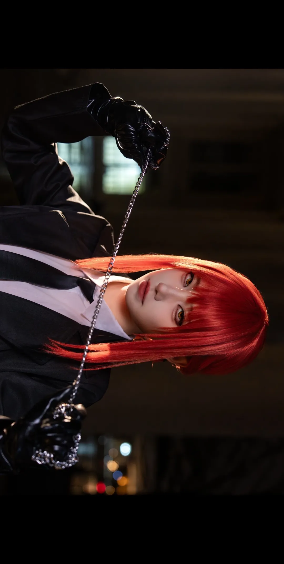 二次元cosplay, 电锯人, 玛奇玛cos, 服化道还原, 正片摄影 - 第4张