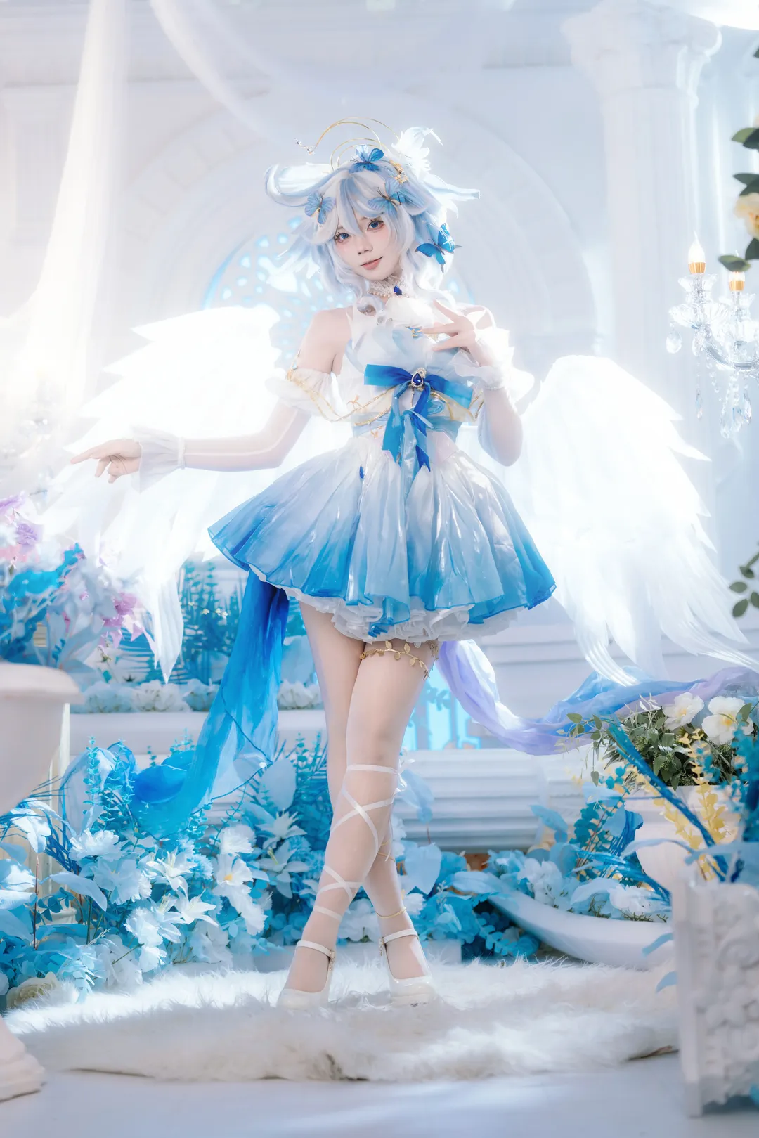 原神, 二次元摄影, 芙卡洛斯cos, 水神, 圣音 - 第2张