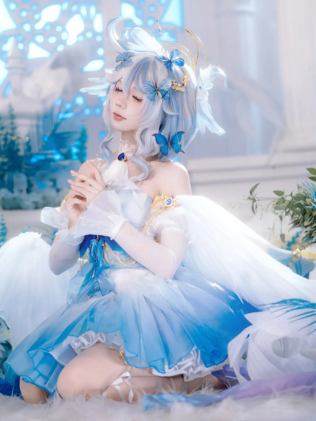 原神, 二次元摄影, 芙卡洛斯cos, 水神, 圣音 - 第4张