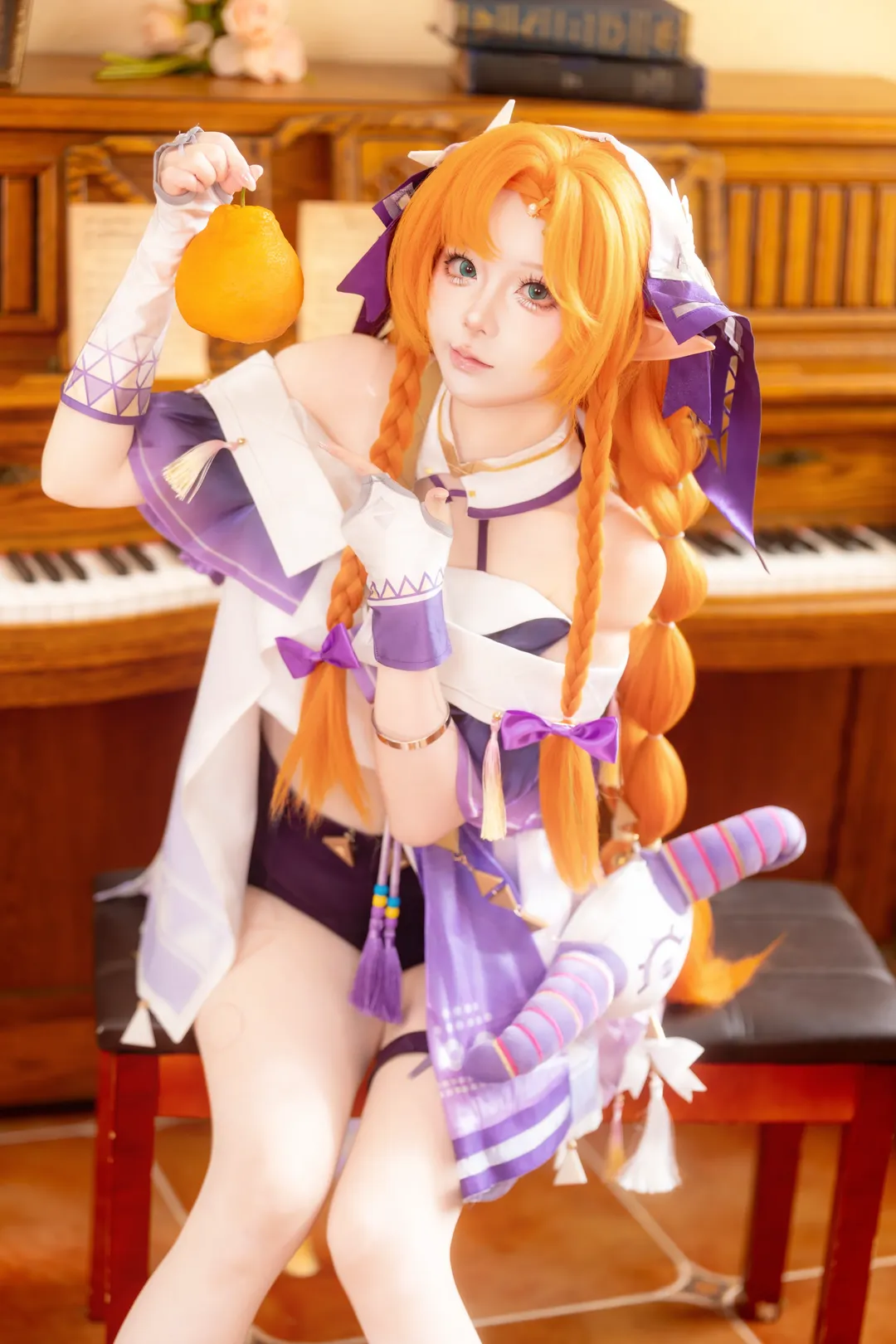 鳴潮, 甜妹cos, 西格莉卡cos, cosplay攝影, 二次元正片 - 第4張