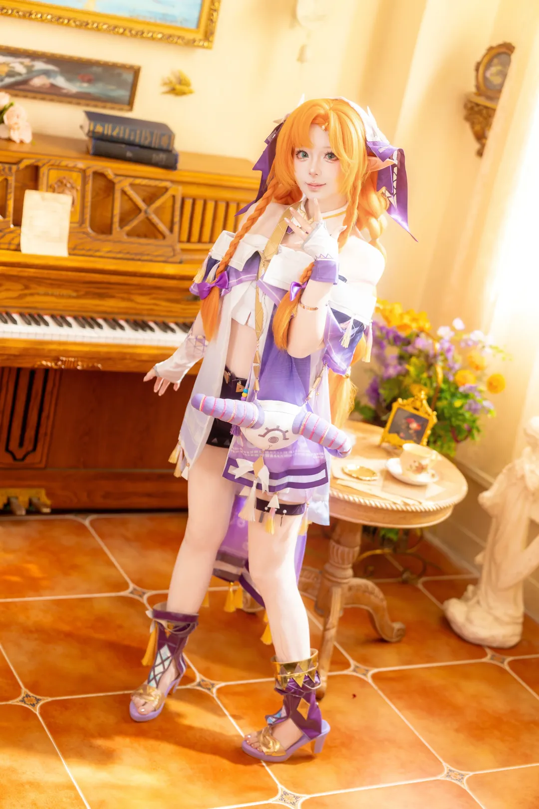 鳴潮, 甜妹cos, 西格莉卡cos, cosplay攝影, 二次元正片 - 第5張