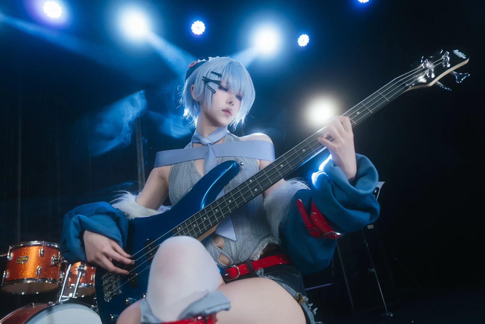 コスプレ, 二次元撮影, 綾波レイコスプレ, 新世紀エヴァンゲリオン, ロックバンド