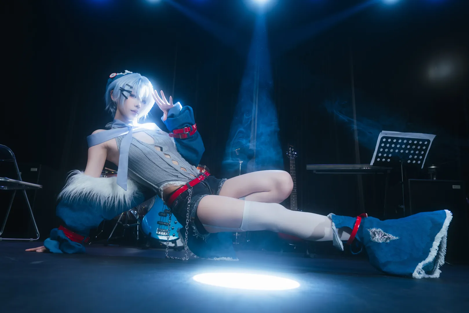 コスプレ, 二次元撮影, 綾波レイコスプレ, 新世紀エヴァンゲリオン, ロックバンド - 2枚目