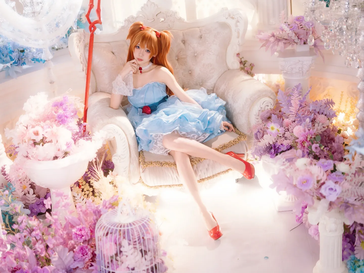 Cosplay, 二次元摄影, EVA, 明日香cos, 新世纪福音战士 - 第3张