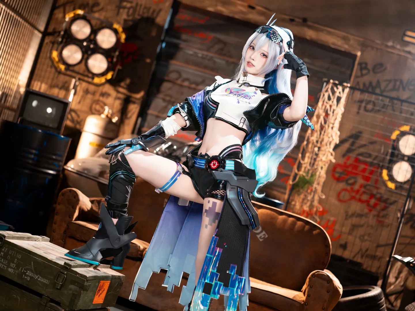 二次元摄影, 崩坏星穹铁道, 银狼cos, cosplay正片, 机能风穿搭 - 第2张