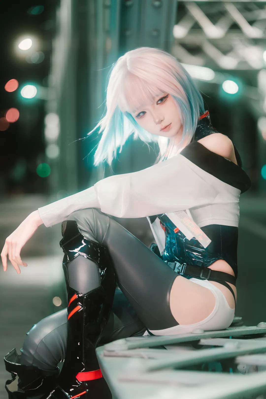 二次元攝影, coser, 露西cos, 賽博朋克邊緣行者, 賽博朋克2077