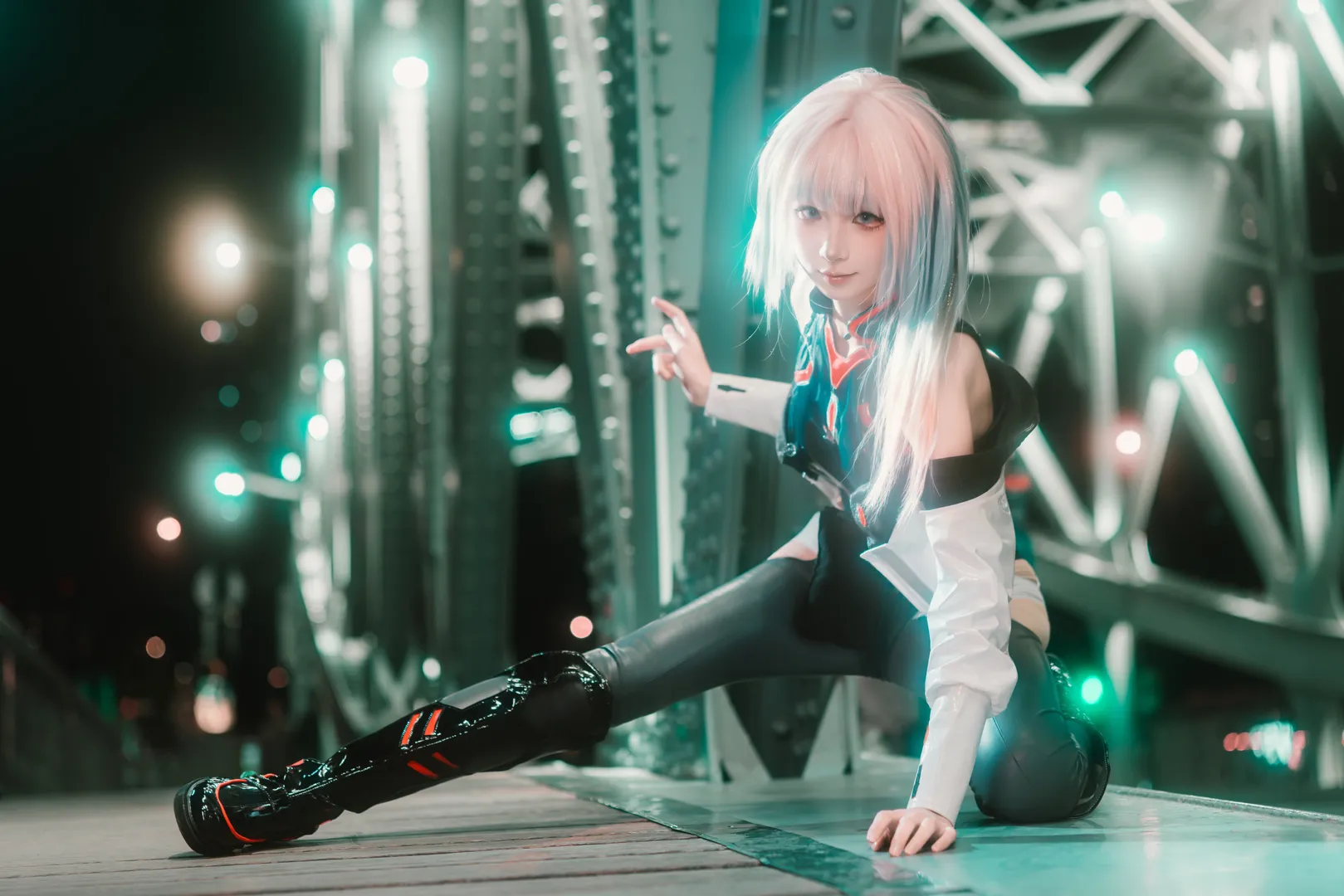 二次元摄影, coser, 露西cos, 赛博朋克边缘行者, 赛博朋克2077 - 第3张