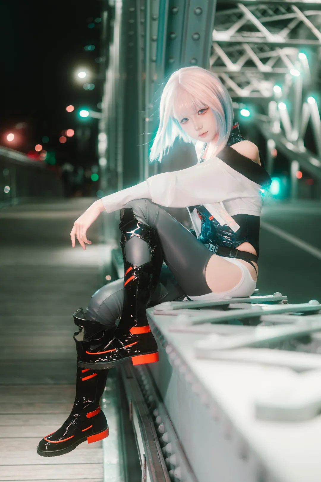 二次元摄影, coser, 露西cos, 赛博朋克边缘行者, 赛博朋克2077 - 第4张