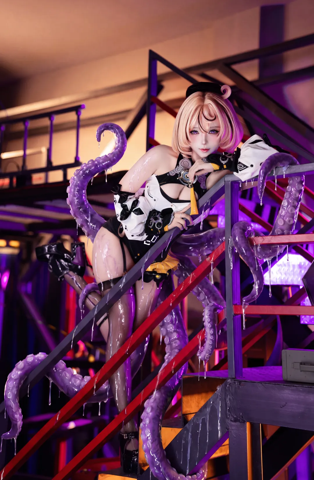 ゼンレスゾーンゼロ, 二次元撮影, イドリー・マーフィー コスプレ, クトゥルフ, タコの触手 - 2枚目