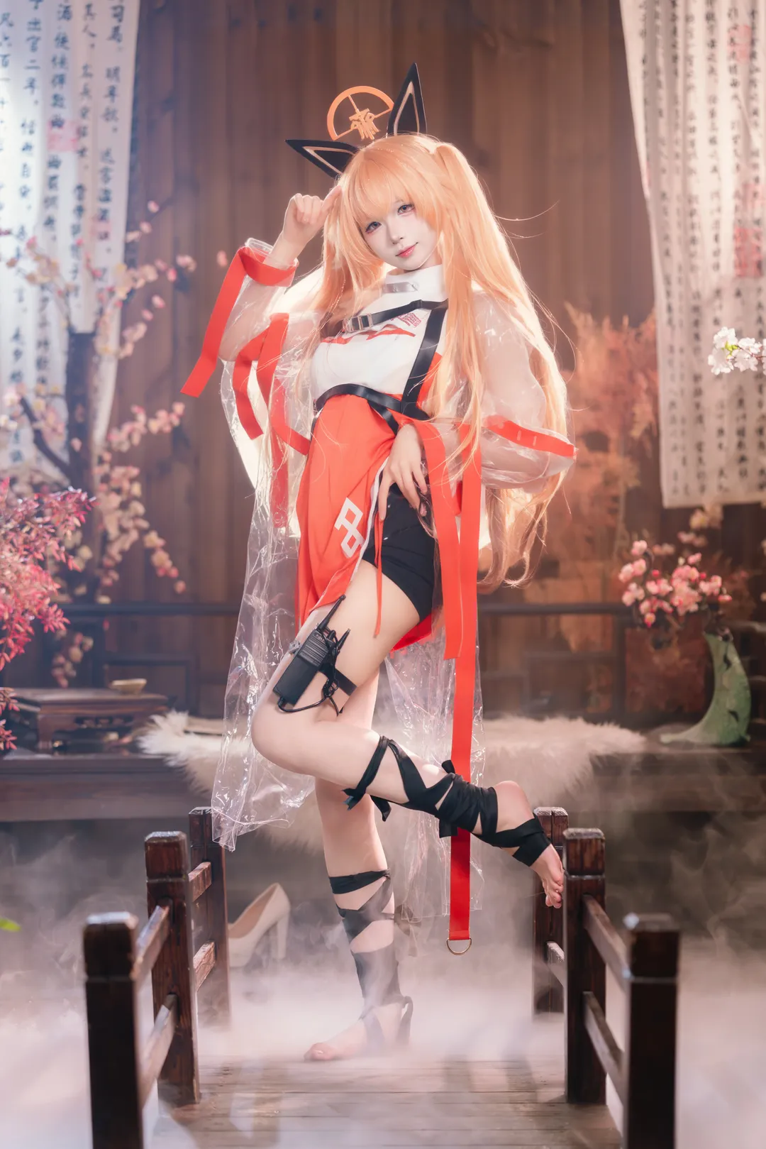NIKKE, 婴宁cos, 胜利女神NIKKE, cosplay摄影, 二次元正片