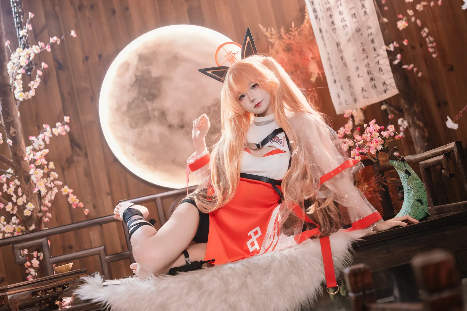 Cosplay, 二次元摄影, 中式风格, 婴宁cos, 胜利女神nikke - 第2张