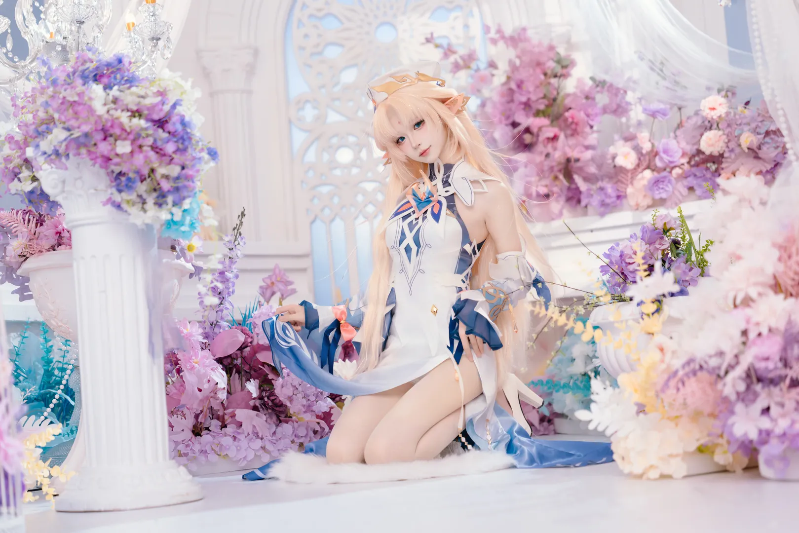 原神, 尼可cos, cosplay正片, 原神空月之歌, 梦幻摄影 - 第2张