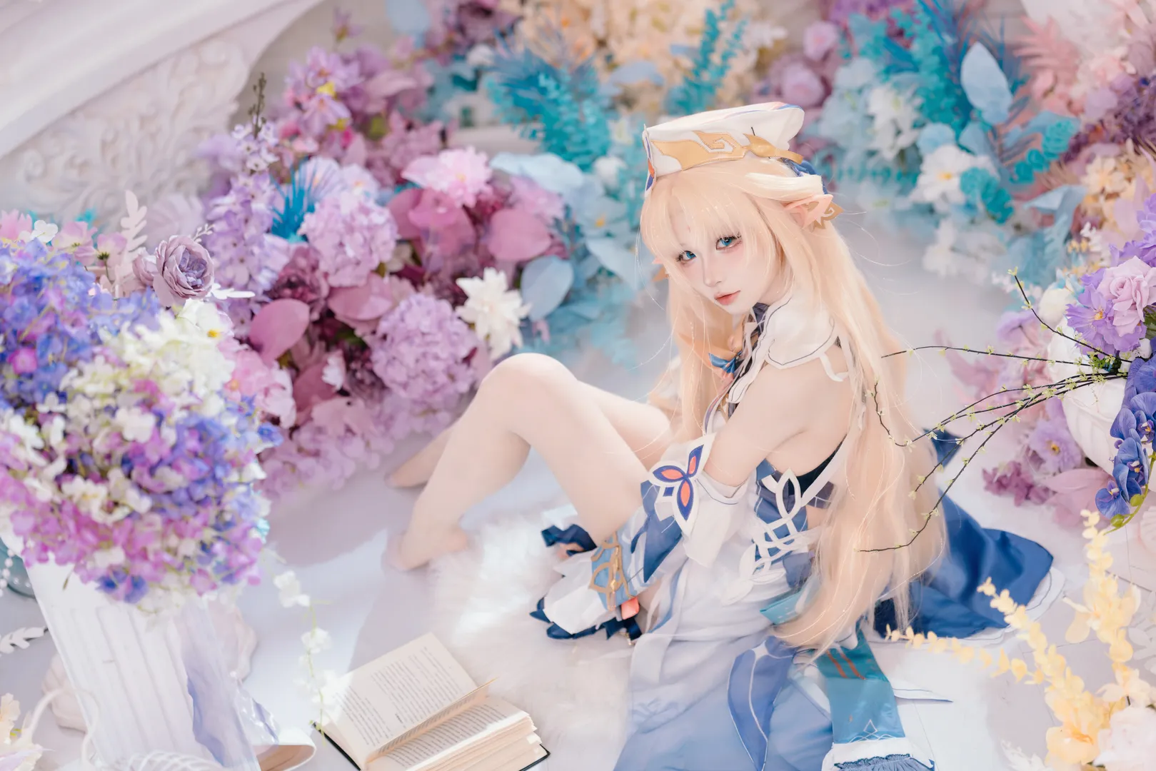 原神, 尼可cos, cosplay正片, 原神空月之歌, 梦幻摄影 - 第3张