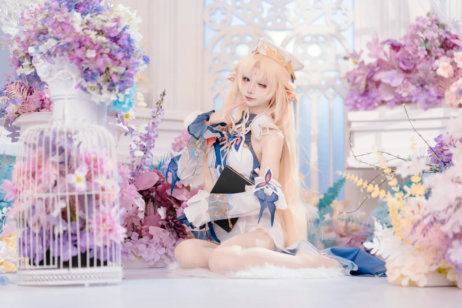 原神, 尼可cos, cosplay正片, 原神空月之歌, 梦幻摄影 - 第4张
