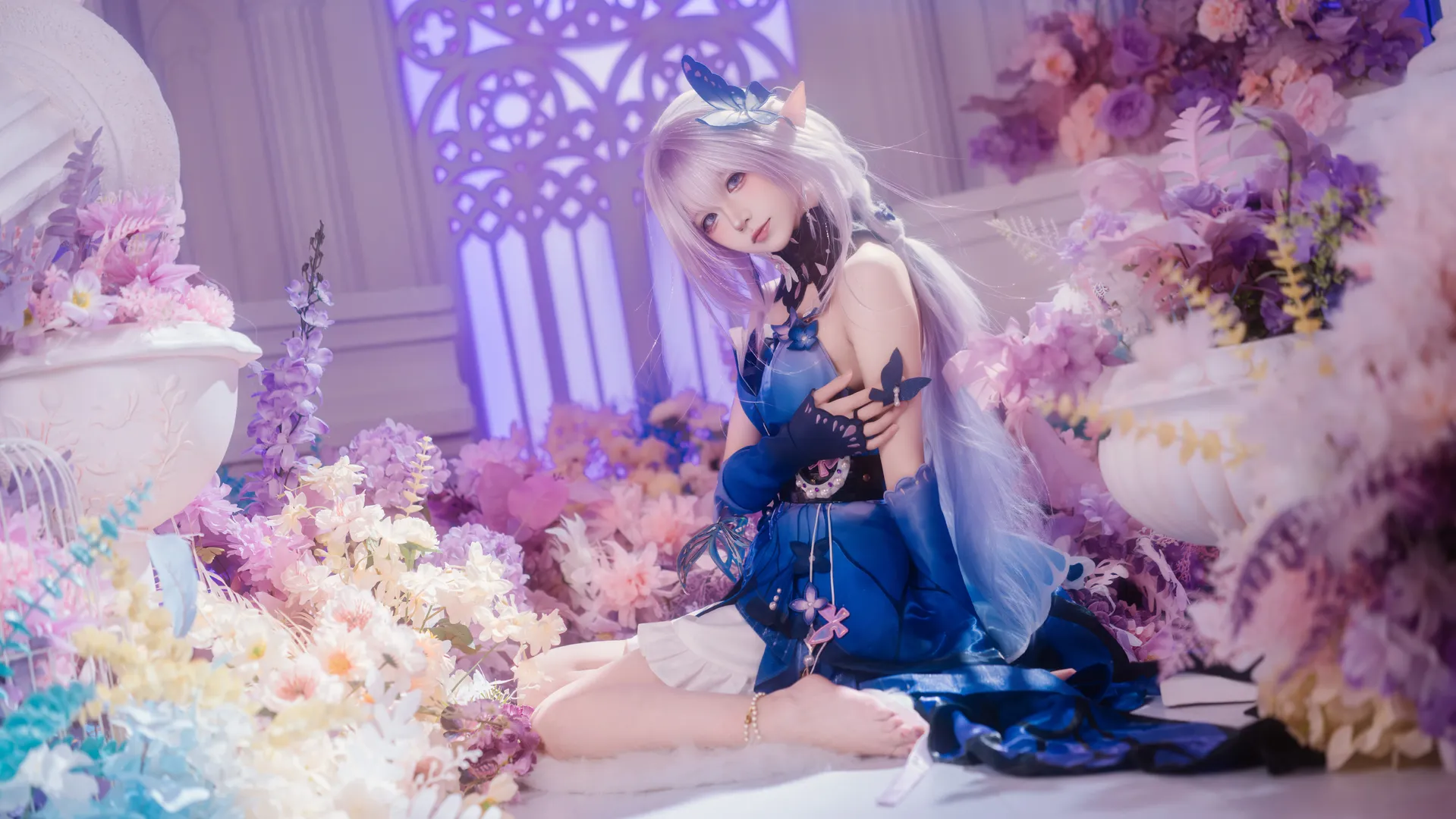 崩坏星穹铁道, 遐蝶cos, 梦幻布景, cosplay摄影, 二次元正片 - 第2张