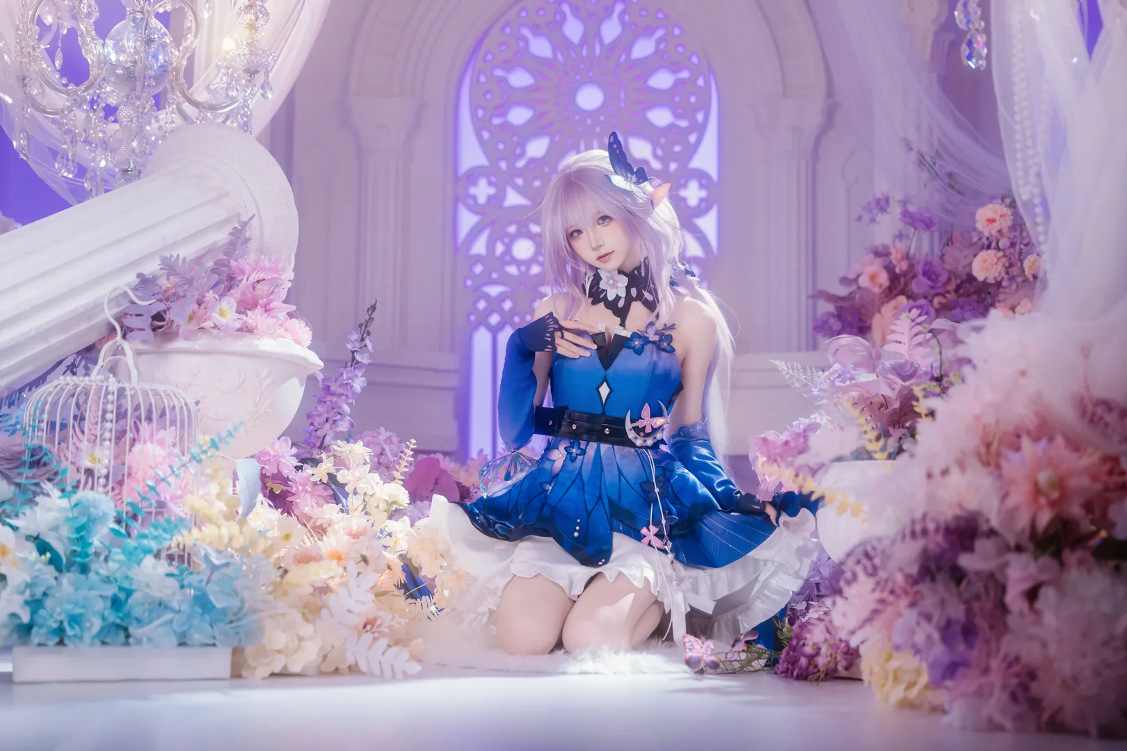 崩坏星穹铁道, 遐蝶cos, 梦幻布景, cosplay摄影, 二次元正片 - 第4张