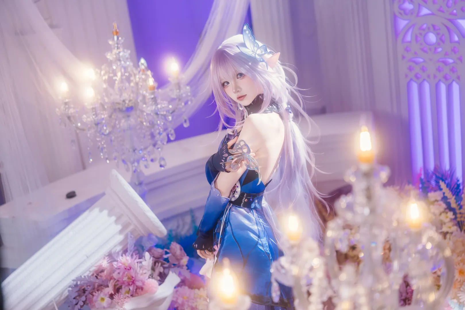 崩坏星穹铁道, 遐蝶cos, 梦幻布景, cosplay摄影, 二次元正片 - 第5张