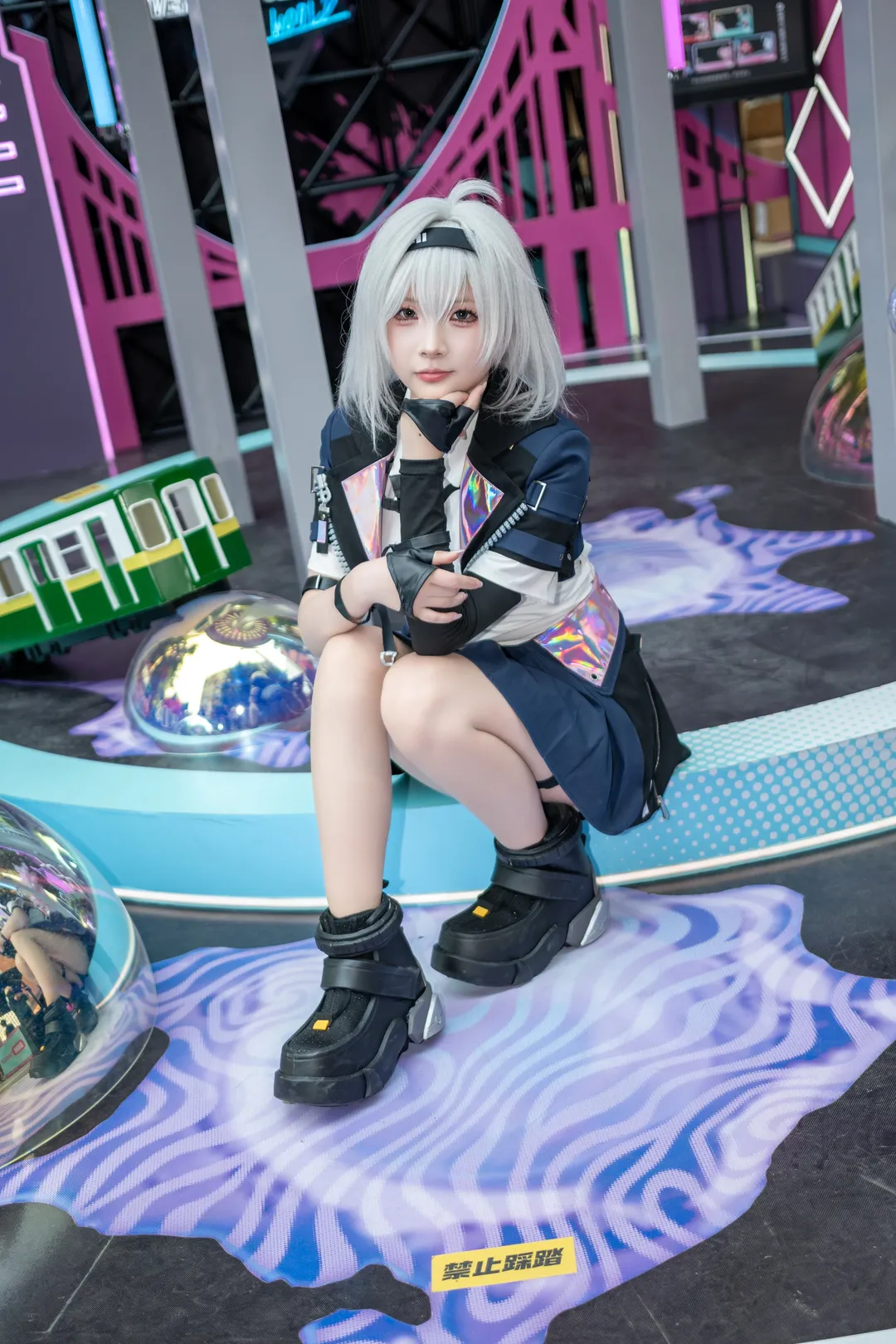 cosplay, 异环, 游戏角色, 赛博朋克, 异能者零cos - 第1张