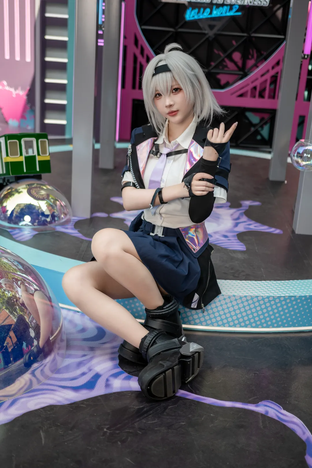 cosplay, 异环, 游戏角色, 赛博朋克, 异能者零cos - 第3张